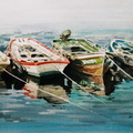 4 barques - 41x70 cm 1200     -m 001