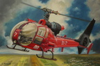 Helicópter vermell