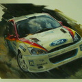 Ilustraci   Ford Focus 30x45 cm 