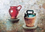 Càntirs  vert i vermell  - 73x100 cm 