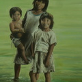Nenes de l'amazònia - 20F 73x66 cm.