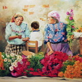 Mercat mexicà-10F 46x55 cm.