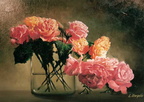 Bouquet de roses 10P 38x55 cm 